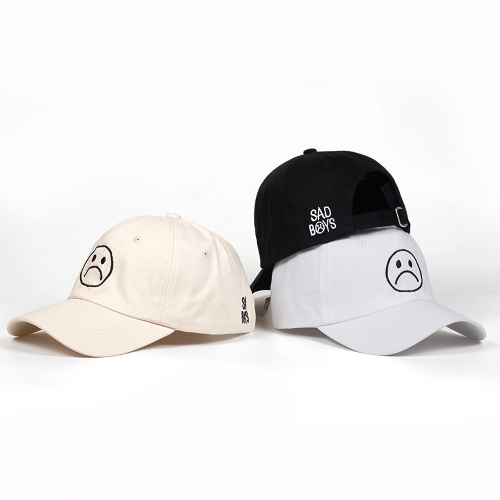 Sad Boys Baseball Cap (Beige) - Picture 2 of 4